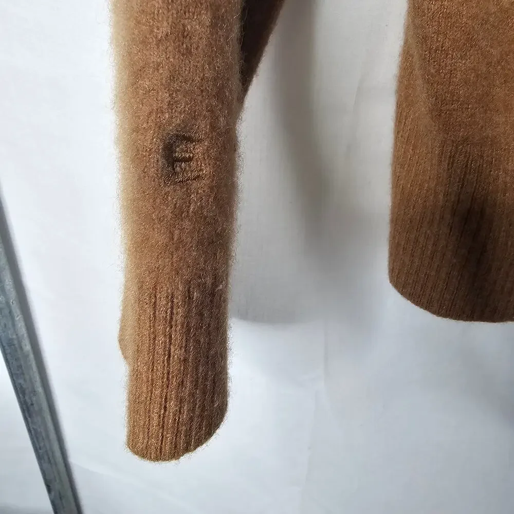 Everlane Women's Cashmere Brown Sweater Size Midium - Picture 7 of 9